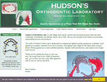 Tablet Screenshot of hudsonsorthodonticlab.com